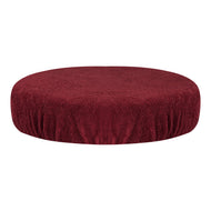 FROTTEEBEZUG FÜR HOCKER BURGUND