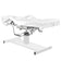 Cosmetische stoel hydraulisch A 210c pedicure wit