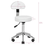 Cosmetic stool am-304 white