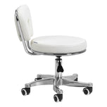 Tabouret cosmétique pour pédicure 9266 blanc