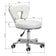Tabouret cosmétique pour pédicure 9266 blanc