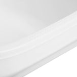 White pedicure tray Simple