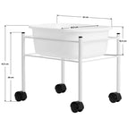 White pedicure tray Simple