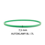 Joint en silicone pour autoclaves à cire 7 l et 8 l vert 7,5 mm