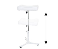 Wide footrest for pedicure