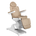 Elektrische cosmetische stoel Azzurro 870 3 motoren cappuccino