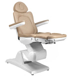 Elektrische cosmetische stoel Azzurro 870 3 motoren cappuccino