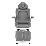 Electric cosmetic chair Azzurro 870s pedicure 3 motors Gray