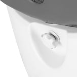Electric cosmetic chair Azzurro 870s pedicure 3 motors Gray