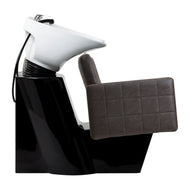 Hairdressing wash unit Gabbiano Ankara brown