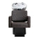 Hairdressing wash unit Gabbiano Ankara brown