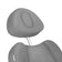 Electric cosmetic chair Azzurro 708a 4 motors Gray