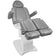 Electric cosmetic chair Azzurro 708as pedicure 3 motors Gray
