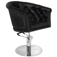 Fauteuil de coiffure Gabbiano noir