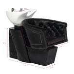 Gabbiano black hairdressing wash unit London