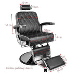 Gabbiano Barber Chair Imperial  Black
