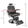 Gabbiano Barber Chair Imperial  Black