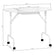 Folding desk 4031 white + bag