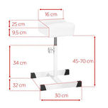 White bell pedicure footrest