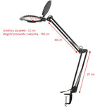 Moonlight 8012/5 "white LED magnifier lamp for table top