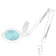 LED magnifying lamp moonlight 8013/6 "white for the table top