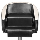 Black children's seat on the barber's chair