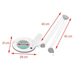 Elegante 6014 60 LED Lupenleuchte 5d SMD für Tischmontage
