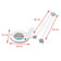 Elegante 6014 60 LED Lupenleuchte 5d SMD für Tischmontage