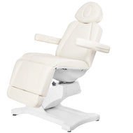 Fauteuil cosmétique électrique azzurro 869a rotatif 4 moteurs blanc