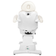 Electric cosmetic chair azzurro 869as pedi 5 motors rotary white