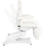 Electric cosmetic chair azzurro 869as pedi 5 motors rotary white