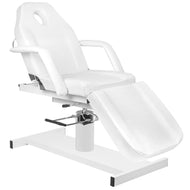 Cosmetic chair hydraulic A 210d with cradle white