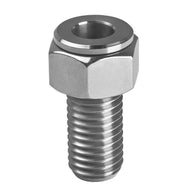 Support de lampe loupe tube inox