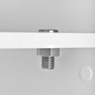 Support de lampe loupe tube inox