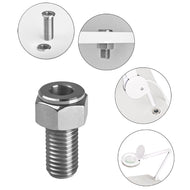 Support de lampe loupe tube inox