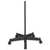 Black moonlight magnifier lamp stand