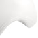 Tabouret de cosmétique 6001 blanc