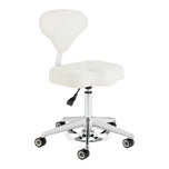 Cosmetic stool Azzurro 156-F bump-up white