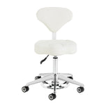 Cosmetic stool Azzurro 156-F bump-up white