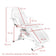 Fauteuil de cosmétique Basic 202 avec plateaux blanc