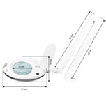 Elegante 6027 60 LED Lupenleuchte 5d SMD für Tischmontage