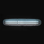 Elegante LED-Werkstattleuchte 801. Standard-Schraubstock weiß
