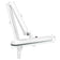 Elegante LED-Werkstattleuchte 801. Standard-Schraubstock weiß