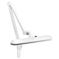 Elegante LED-Werkstattleuchte 801 l mit Schraubstock reg. weiße Lichtstärke
