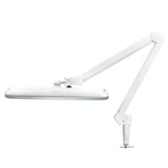 Elegante LED-Werkstattleuchte 801 l mit Schraubstock reg. weiße Lichtstärke