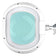 Elegant 6028 6028 LED magnifier lamp, smd 5d, with a reg. light intensity