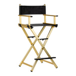 Make-up Stuhl Aluminium Gold