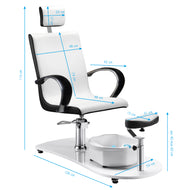 Spa chair for pedicure with massager 308