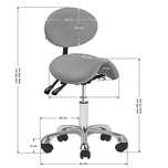 Tabouret cosmétique 1025 gris giovanni