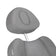 Fauteuil cosmétique électrique Azzurro 708a 4 moteurs gris Chauffant